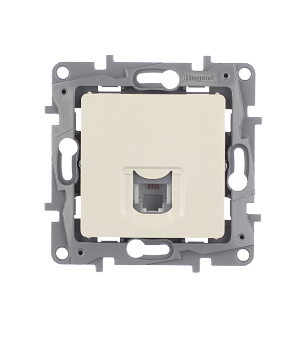 original-32408.jpg Розетка телефонная Legrand Etika встраиваемая слоновая кость RJ11 (672340) — изображение 1