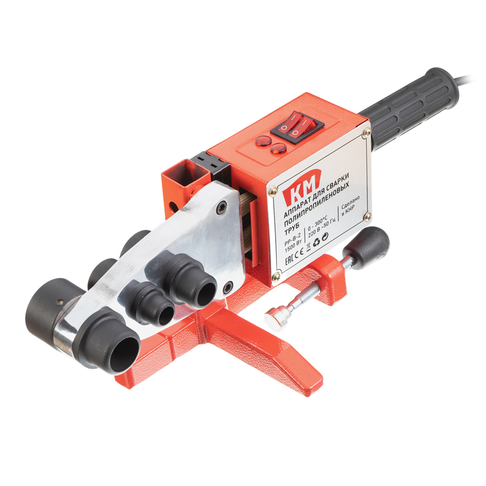 original-32428.jpg Сварочный аппарат для полипропиленовых труб КМ PP-B-2 d20-63 мм 1500 Вт (PP-B-2) — изображение 1