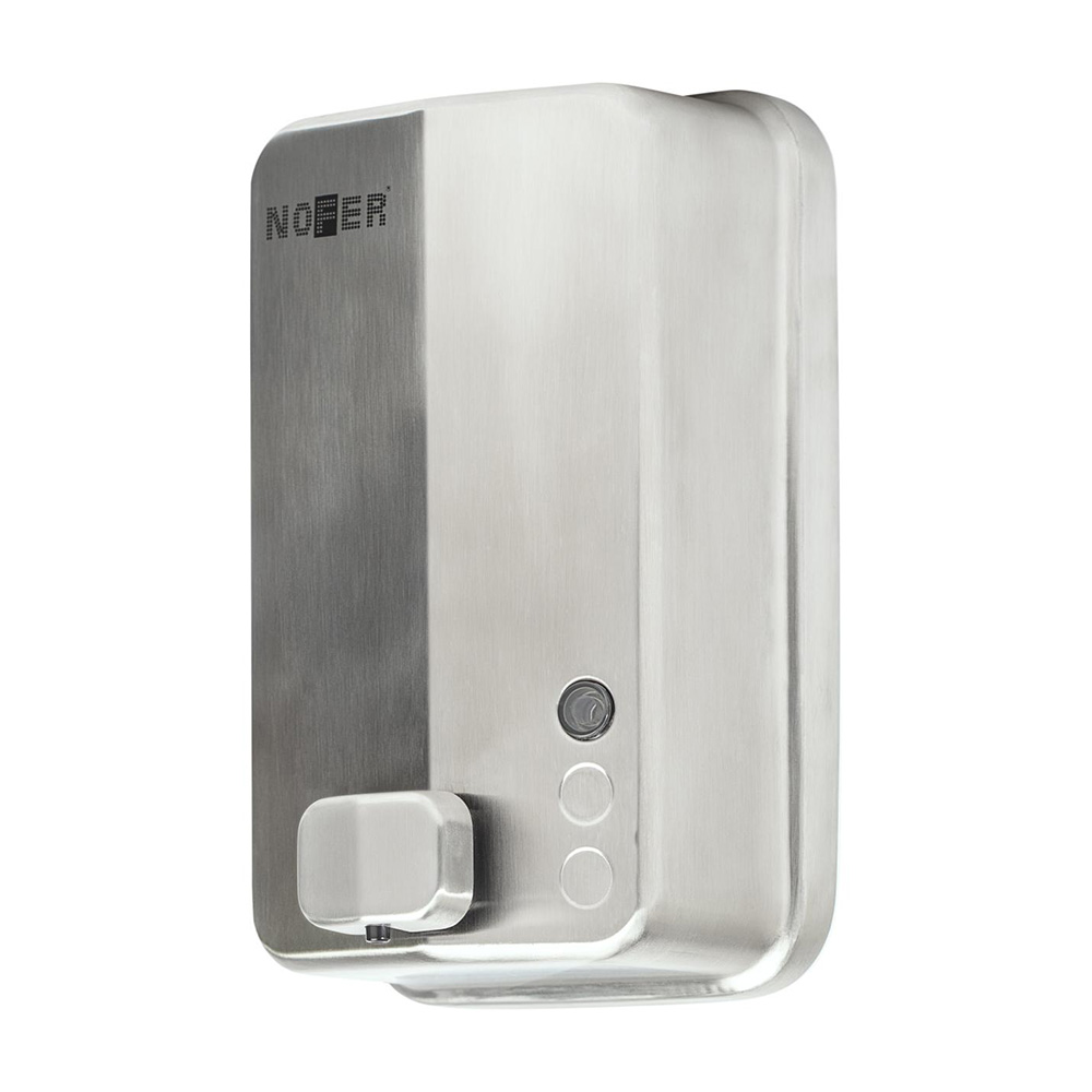 original-32555.jpg Диспенсер для мыла Nofer Evo 1000 мл нержавеющая сталь хром (03050.S) — изображение 1