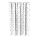 Штора для ванны Fora Мигнонет 1800х1800 мм полиэстер белая (FOR-OL04)