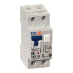 Автомат дифференциальный КЭАЗ OptiDin D63 25А 1P+N тип A 30 мА 6 кА (103509)