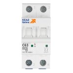 Автоматический выключатель модульный КЭАЗ OptiDin BM63 2P 63А тип C 4,5 кА 230/400 В (326809)
