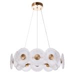 Люстра светодиодная подвесная Arte Lamp Cherish 62 Вт 3000-6000К 16 кв.м (A2097LM-90GO)
