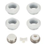 Набор присоединительный 1" х 3/4" для радиатора белый 7 предметов (685642)