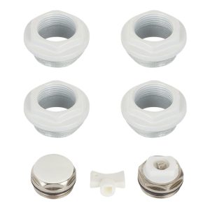 Набор присоединительный 1" х 3/4" для радиатора белый 7 предметов (685642)