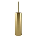 Ершик для унитаза WasserKraft напольный металл/пластик золото (K-1027BG)