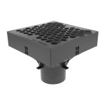 Дождеприемник пластиковый 250х250 мм Gidrolica черный