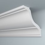 Дверь межкомнатная Париж 900х2000 мм ПВХ эмалит софт айс белый глухая с замком