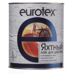 Лак алкидно-уретановый яхтный Eurotex бесцветный 2 л полуматовый