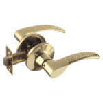 Ручка-защелка Palladium 3903 PB PS без ключа и фиксатора латунь