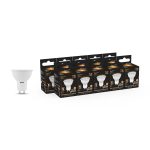 Лампа светодиодная Gauss GU10 3000К 7 Вт 600 Лм 150-265 В рефлектор MR16 матовая (10 шт.)