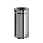 Дымоход Вулкан V50R сэндвич d115х215 х 500 мм с изоляцией AISI 321/304