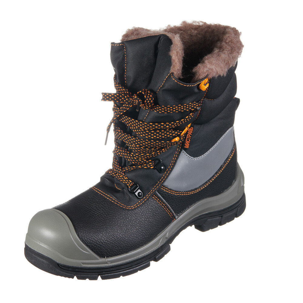 original-3401.jpg Ботинки рабочие кожаные утепленные с защитным композитным носком размер 44 черные Мистраль HX379-CSW (139257) — изображение 1