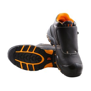 Ботинки рабочие для сварщика кожаные с защитным композитным носком размер 43 черные Мистраль Perfect Protection (120328)