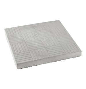 Плитка тротуарная Паркет 300х300х30 мм серая