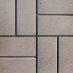 Плитка тротуарная 8 кирпичей 400х400х50 мм серая
