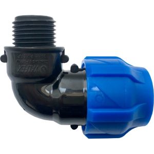 Угол ПНД Valfex компрессионный переходной 32х1 НР(ш)