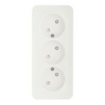 Розетка Systeme Electric Blanca накладная молочная со шторками (BLNRA001312)