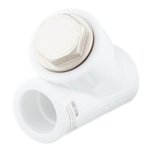 Фильтр полипропиленовый Valfex косой 32 мм В/В сетчатый (10141032П)