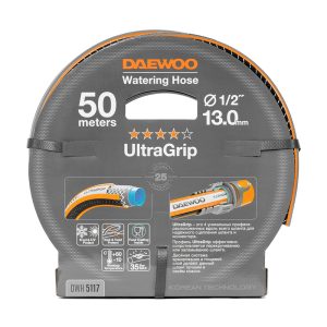 Шланг поливочный 1/2 50 м шестислойный Daewoo UltraGrip Plus ПВХ (DWH 5117)
