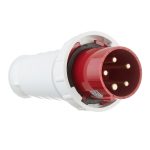 Вилка силовая прямая переносная EKF PROxima 3Р+РЕ+N 63 А 380 В IP67