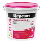 Штукатурка фасадная Церезит CT 175 силикатно-силиконовая короед 2 мм 25 кг