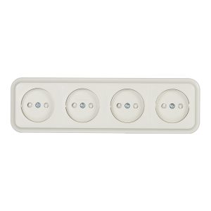 Розетка Svet накладная бежевая (EV0361-8342)