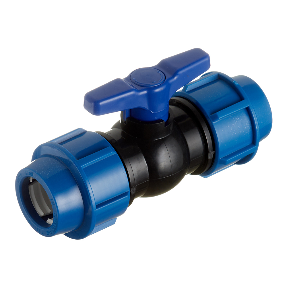 original-36058.jpg Кран шаровой ПНД компрессионный 32х32 мм — изображение 1