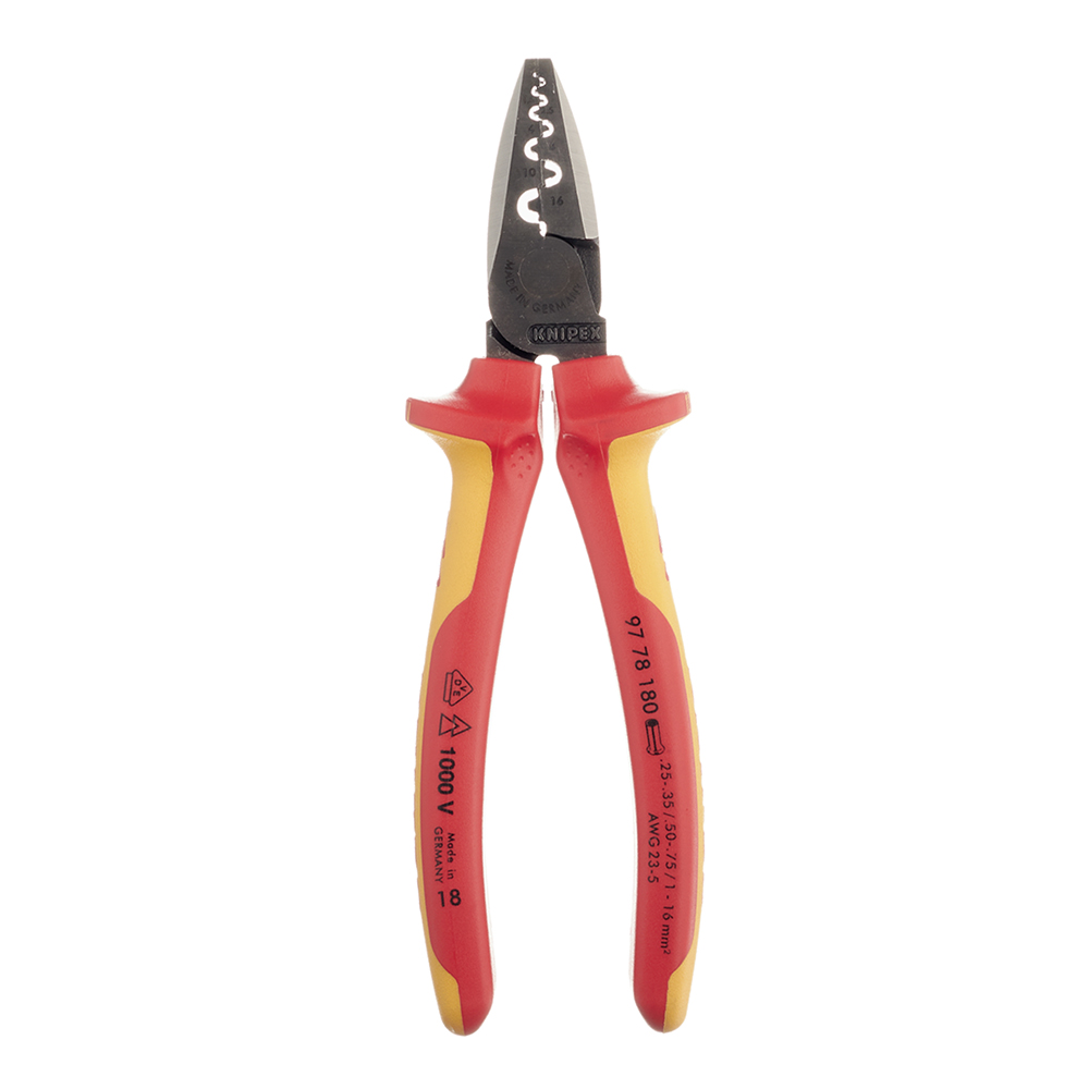 original-36132.jpg Пресс-клещи Knipex для обжима втулочных наконечников 0,25-16 кв.мм (KN-9778180) — изображение 1