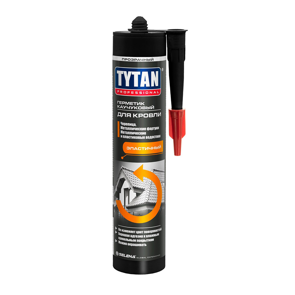 original-36302.jpg Герметик кровельный каучуковый Tytan Professional прозрачный 310 мл — изображение 1