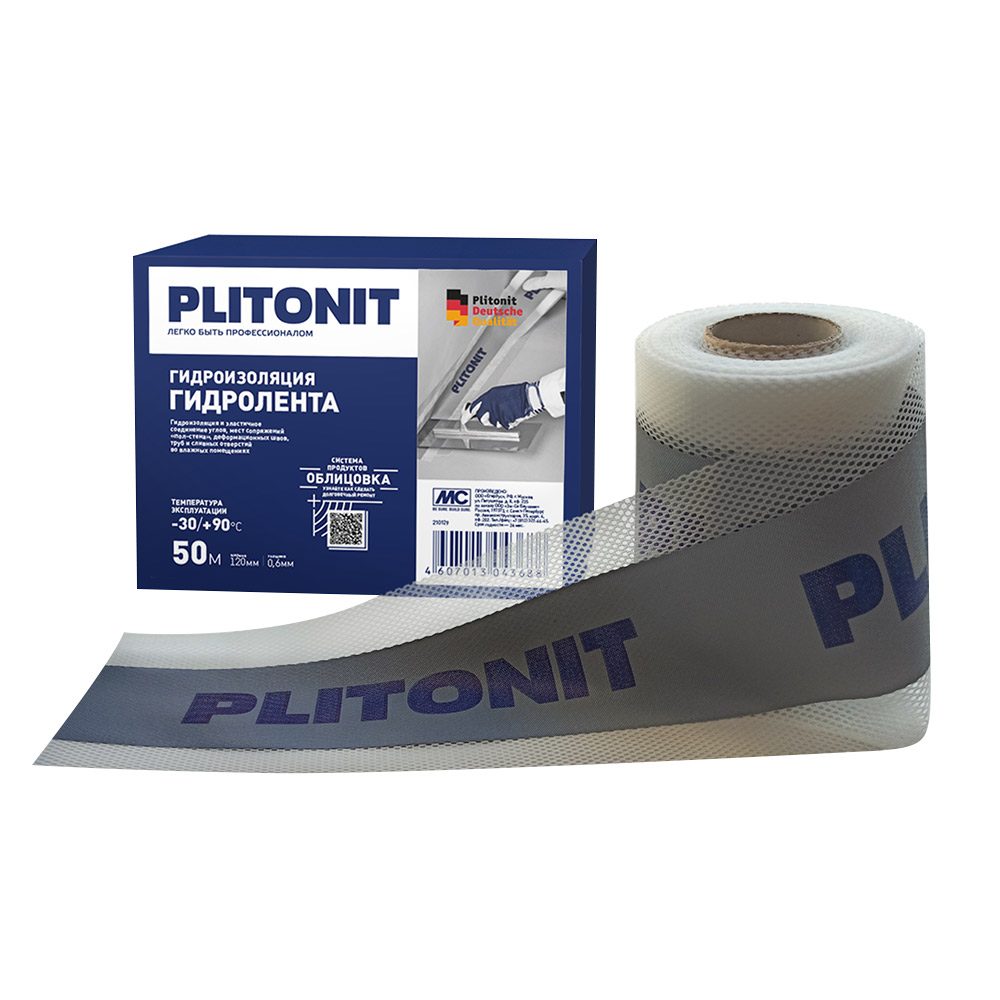 original-36414.jpg Лента гидроизоляционная Plitonit ГидроЛента 12 см 50 м — изображение 1