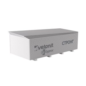 Гипсокартон Vetonit (Gyproc) Стронг 2500х1200х15 мм высокопрочный