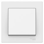 Выключатель Systeme Electric AtlasDesign одноклавишный встраиваемый белый (ATN000112)