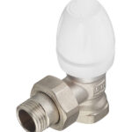 Клапан термостатический угловой Tiemme 1/2 НР(ш) х 1/2 ВР(г) для радиатора (3300005)