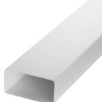 Воздуховод плоский пластиковый 55х110 мм 1 м