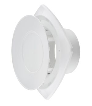 Анемостат приточный регулируемый Era с фланцем d100 мм белый