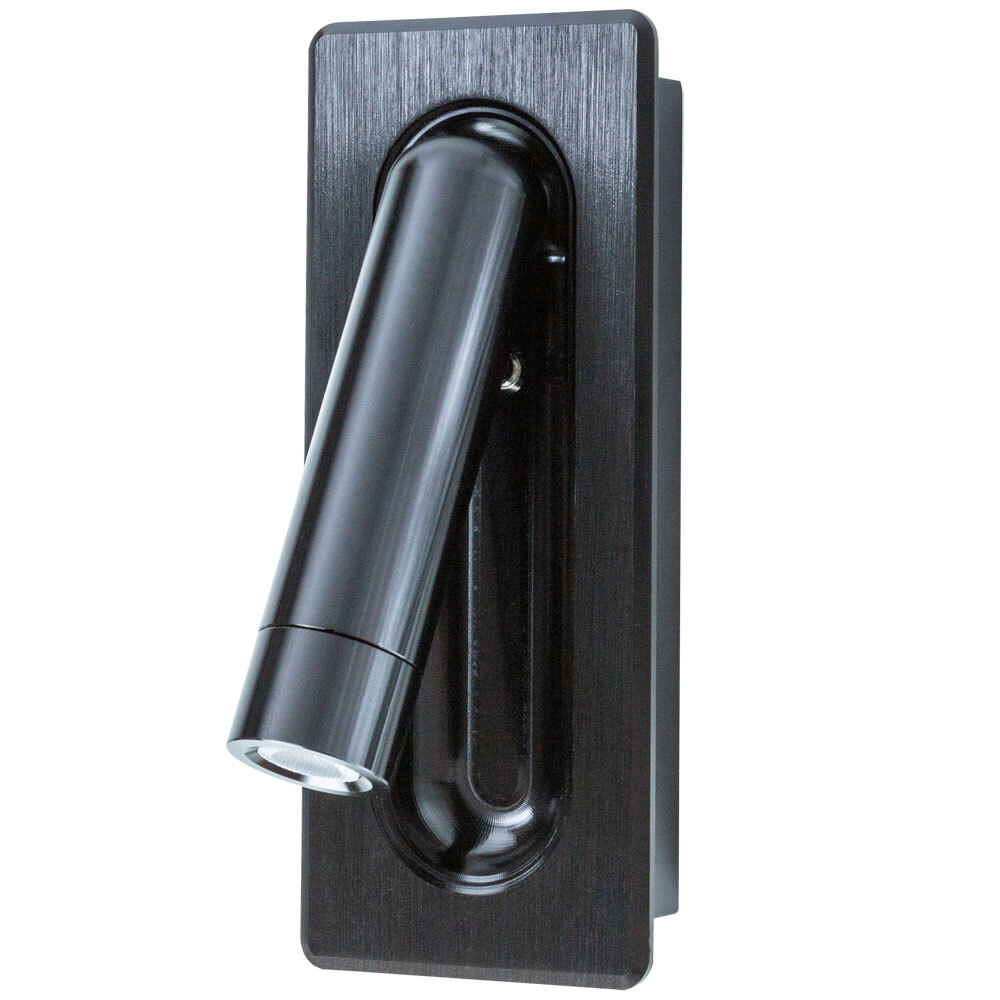 original-36796.jpg Бра Arte Lamp Adhil светодиодное 3 Вт 220 В черное 3000К IP20 (A8236AP-1BK) — изображение 1