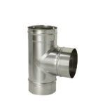 Тройник Дымок 90° х d120 мм без изоляции AISI 439