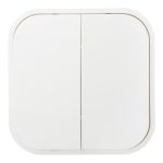 Переключатель Legrand Quteo двухклавишный накладной белый (782206)