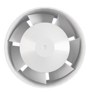 Вентилятор канальный осевой НашВент Джаз d100 мм белый