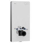 Инсталляция Abber для подвесного унитаза с кнопкой белой (AC0107MW)