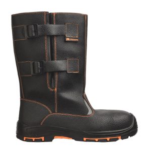 Сапоги рабочие кожаные с защитным композитным носком размер 44 черные Prosafe (8719РКВНМ-1_44)