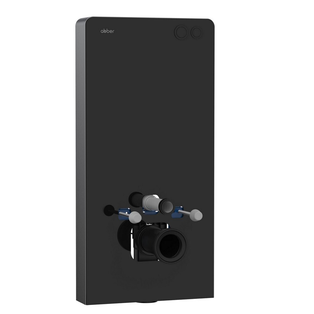 original-37267.jpg Инсталляция Abber для подвесного унитаза с кнопкой черной (AC0107MB) — изображение 1