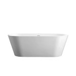 Ванна акриловая Abber 170х74 см отдельностоящая с ножками (AB9268-1.7)