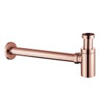 Сифон для раковины Abber 1 1/4х32 мм без выпуска с соединением 32 мм розовое золото (AF0030RG)