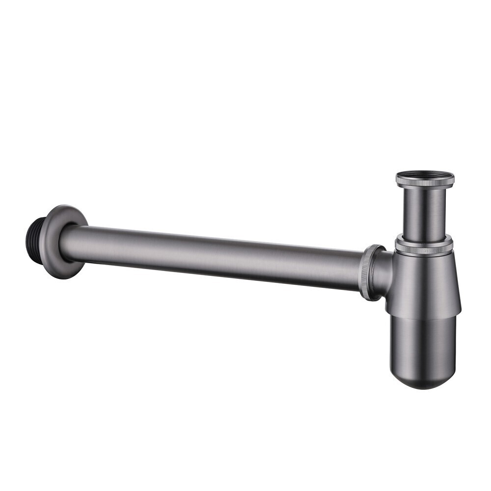 original-37326.jpg Сифон для раковины Abber 1 1/4х32 мм без выпуска с соединением 32 мм никель (AF0032NG) — изображение 1