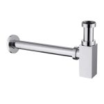 Сифон для раковины Abber 1 1/4х32 мм без выпуска с соединением 32 мм хром (AF0031)