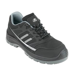 Полуботинки рабочие текстильные со светоотражающими элементами с защитным подноском размер 44 черные Prosafe Sport (751Т)