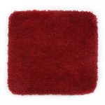 Коврик для ванной красный 57х55 см WasserKraft Kammel (BM-8337)