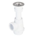 Сифон для раковины и биде Wirquin Pro 1 1/4х32 мм c выпуском d63 мм (30975059)